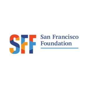 Logo: Multicolored large letters read: "SFF" are beside smaller blue text reads: "San Francisco Foundation"